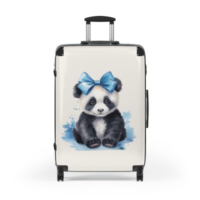 Cute Baby Panda Suitcase - Whimsical and charming luggage, perfect for adorable adventures with its custom design of cute baby pandas.