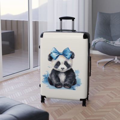 Cute Baby Panda Suitcase - Whimsical and charming luggage, perfect for adorable adventures with its custom design of cute baby pandas.