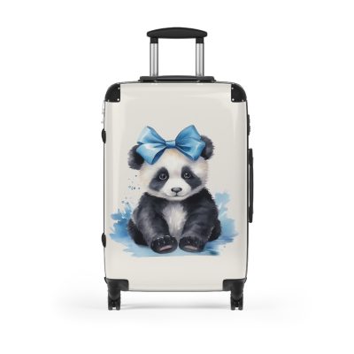 Cute Baby Panda Suitcase - Whimsical and charming luggage, perfect for adorable adventures with its custom design of cute baby pandas.