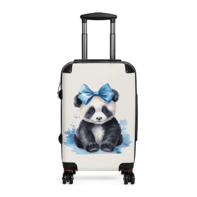 Cute Baby Panda Suitcase - Whimsical and charming luggage, perfect for adorable adventures with its custom design of cute baby pandas.