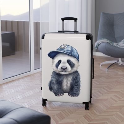 Cute Baby Panda Suitcase - Whimsical and charming luggage, perfect for adorable adventures with its custom design of cute baby pandas.