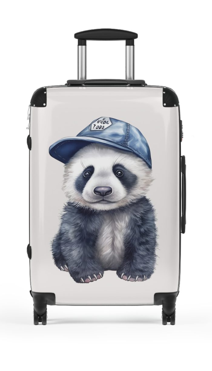 Cute Baby Panda Suitcase - Whimsical and charming luggage, perfect for adorable adventures with its custom design of cute baby pandas.