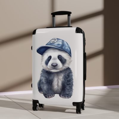 Cute Baby Panda Suitcase - Whimsical and charming luggage, perfect for adorable adventures with its custom design of cute baby pandas.