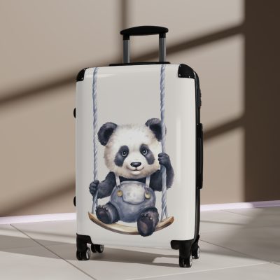 Cute Baby Panda Suitcase - Whimsical and charming luggage, perfect for adorable adventures with its custom design of cute baby pandas.