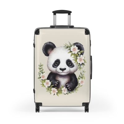 Cute Baby Panda Suitcase - Whimsical and charming luggage, perfect for adorable adventures with its custom design of cute baby pandas.