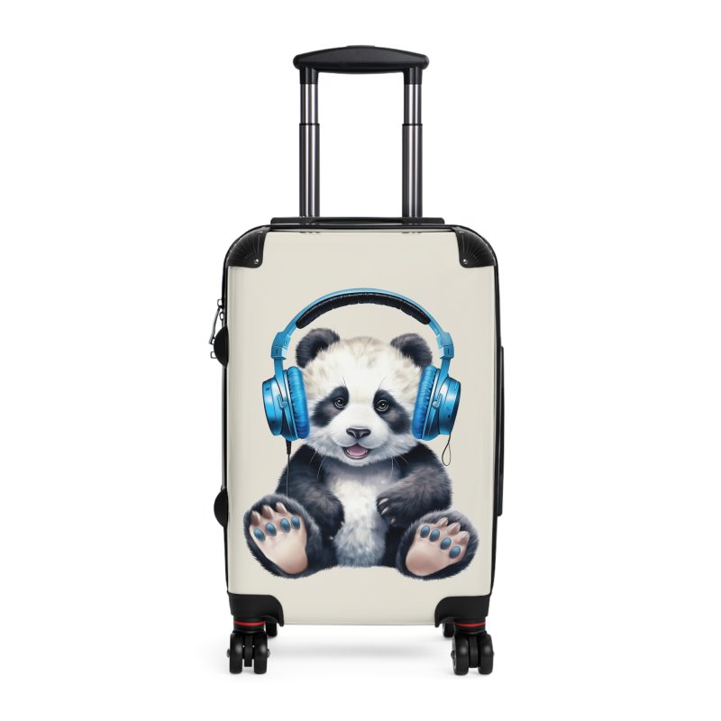 Cute Baby Panda Suitcase - Whimsical and charming luggage, perfect for adorable adventures with its custom design of cute baby pandas.