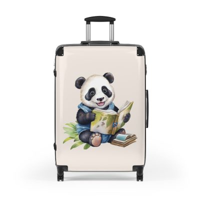 Cute Baby Panda Suitcase - Whimsical and charming luggage, perfect for adorable adventures with its custom design of cute baby pandas.