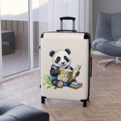 Cute Baby Panda Suitcase - Whimsical and charming luggage, perfect for adorable adventures with its custom design of cute baby pandas.