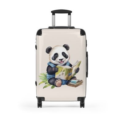 Cute Baby Panda Suitcase - Whimsical and charming luggage, perfect for adorable adventures with its custom design of cute baby pandas.