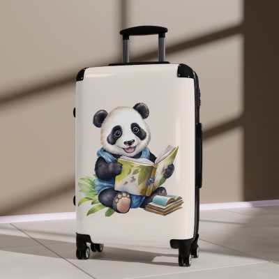 Cute Baby Panda Suitcase - Whimsical and charming luggage, perfect for adorable adventures with its custom design of cute baby pandas.