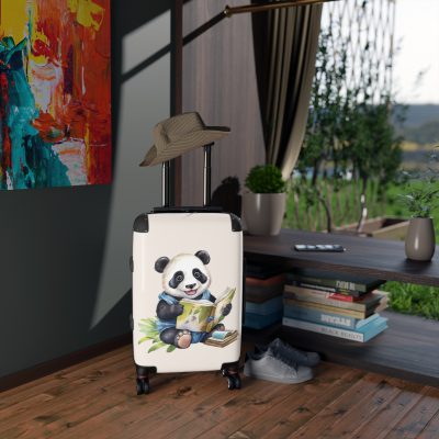 Cute Baby Panda Suitcase - Whimsical and charming luggage, perfect for adorable adventures with its custom design of cute baby pandas.