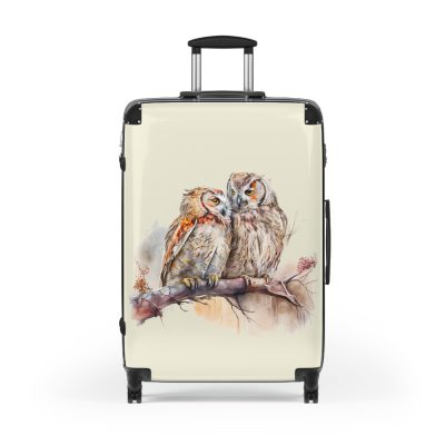 Owl Suitcase - A cute animal luggage with an adorable owl design, ideal for animal lovers who want to travel with whimsy.