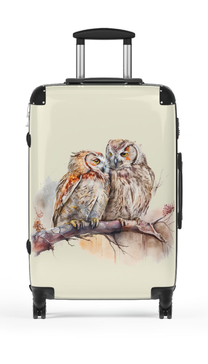 Owl Suitcase - A cute animal luggage with an adorable owl design, ideal for animal lovers who want to travel with whimsy.