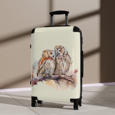 Owl Suitcase - A cute animal luggage with an adorable owl design, ideal for animal lovers who want to travel with whimsy.