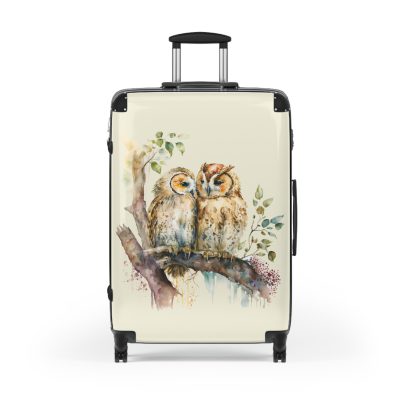 Owl Suitcase - A cute animal luggage with an adorable owl design, ideal for animal lovers who want to travel with whimsy.