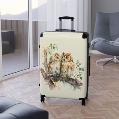 Owl Suitcase - A cute animal luggage with an adorable owl design, ideal for animal lovers who want to travel with whimsy.