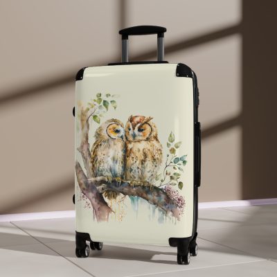 Owl Suitcase - A cute animal luggage with an adorable owl design, ideal for animal lovers who want to travel with whimsy.