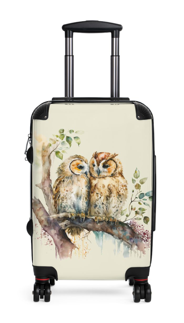 Owl Suitcase - A cute animal luggage with an adorable owl design, ideal for animal lovers who want to travel with whimsy.