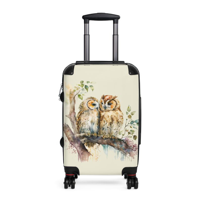 Owl Suitcase - A cute animal luggage with an adorable owl design, ideal for animal lovers who want to travel with whimsy.