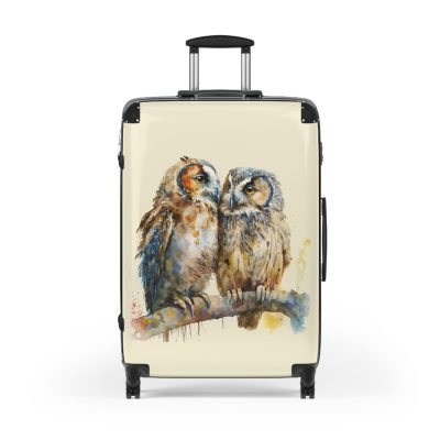 Owl Suitcase - A cute animal luggage with an adorable owl design, ideal for animal lovers who want to travel with whimsy.