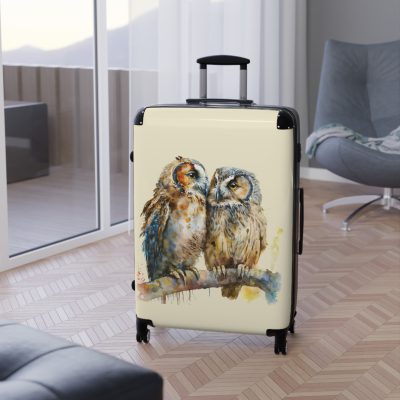 Owl Suitcase - A cute animal luggage with an adorable owl design, ideal for animal lovers who want to travel with whimsy.