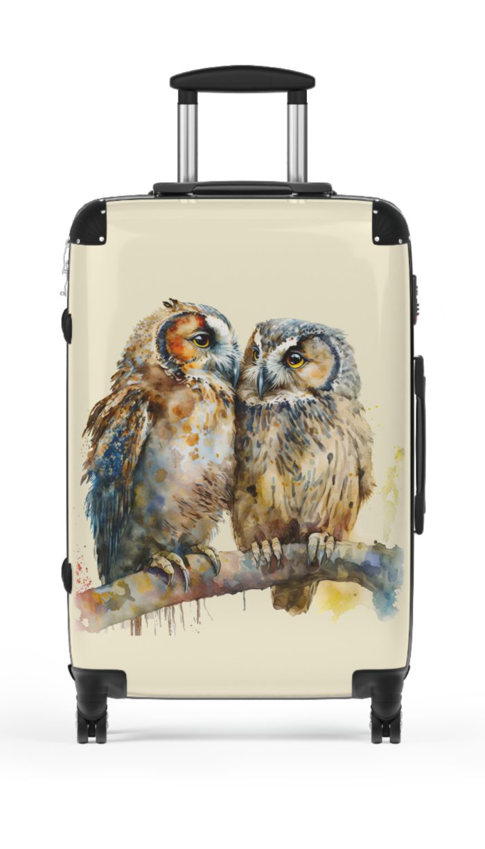 Owl Suitcase - A cute animal luggage with an adorable owl design, ideal for animal lovers who want to travel with whimsy.