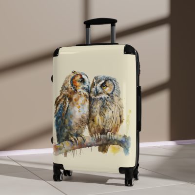 Owl Suitcase - A cute animal luggage with an adorable owl design, ideal for animal lovers who want to travel with whimsy.