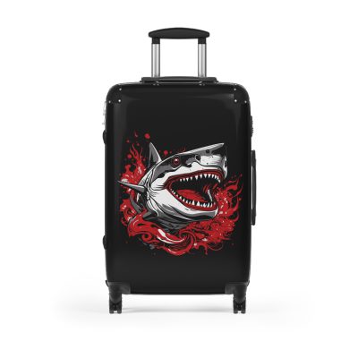 Shark Suitcase - Dive into unparalleled style and durability. This suitcase is your fearless companion for every journey, making a statement wherever you roam.