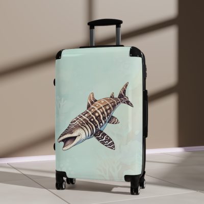 Shark Suitcase - Dive into unparalleled style and durability. This suitcase is your fearless companion for every journey, making a statement wherever you roam.