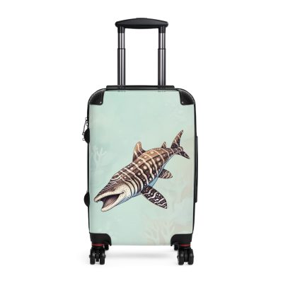 Shark Suitcase - Dive into unparalleled style and durability. This suitcase is your fearless companion for every journey, making a statement wherever you roam.