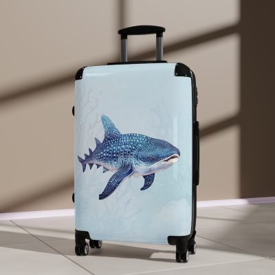 Shark Suitcase - Dive into unparalleled style and durability. This suitcase is your fearless companion for every journey, making a statement wherever you roam.