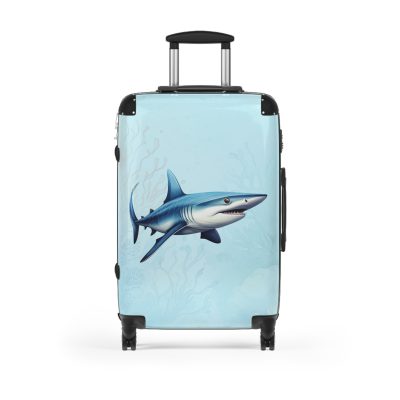 Shark Suitcase - Dive into unparalleled style and durability. This suitcase is your fearless companion for every journey, making a statement wherever you roam.