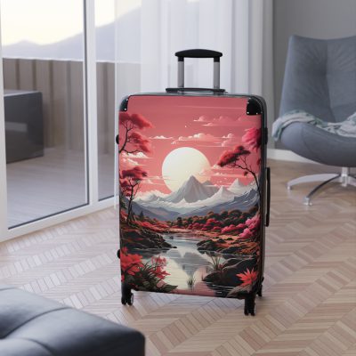 Hawaiian Sunset Suitcase - Experience the beauty of a Hawaiian sunset with vibrant designs, perfect for adding tropical elegance to your travels.