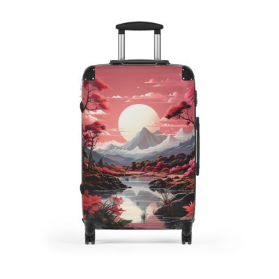 Hawaiian Sunset Suitcase - Experience the beauty of a Hawaiian sunset with vibrant designs, perfect for adding tropical elegance to your travels.