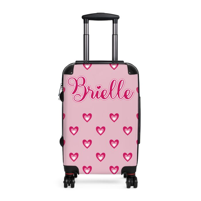 Glamorous Custom Pink Barbie suitcase, a durable and personalized travel companion. Crafted with chosen pink Barbie designs, it's perfect for enthusiasts on the go.