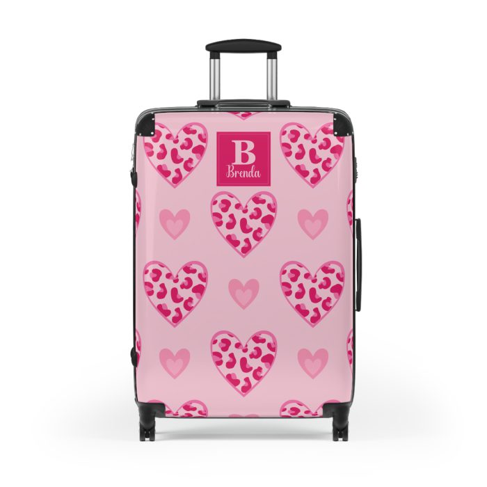 Glamorous Custom Pink Barbie suitcase, a durable and personalized travel companion. Crafted with chosen pink Barbie designs, it's perfect for enthusiasts on the go.