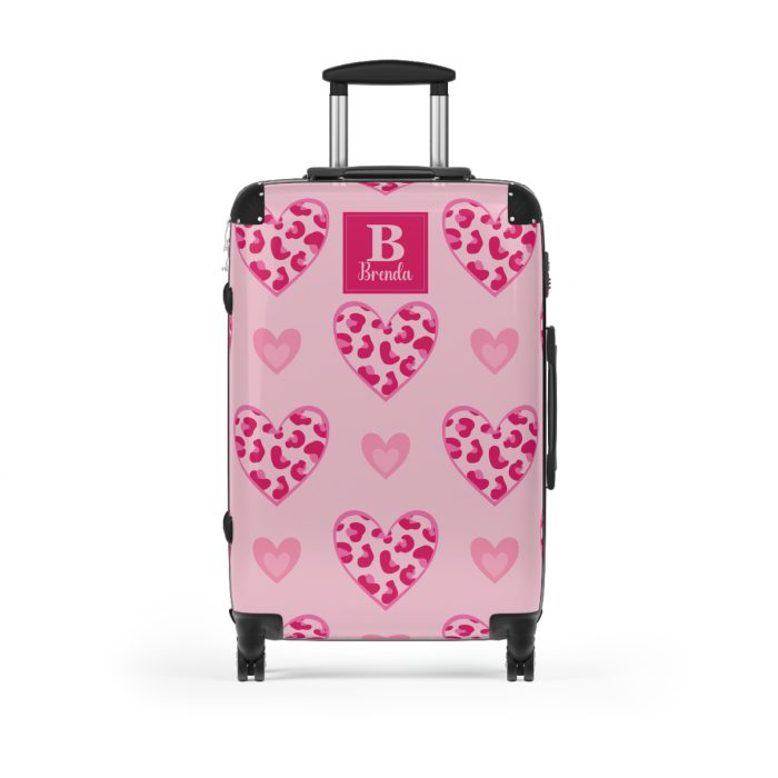 Glamorous Custom Pink Barbie suitcase, a durable and personalized travel companion. Crafted with chosen pink Barbie designs, it's perfect for enthusiasts on the go.