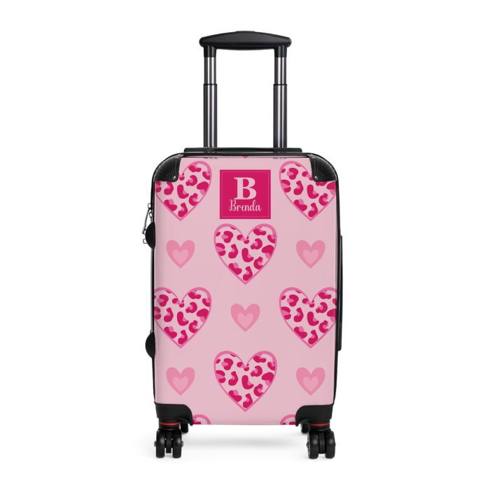 Glamorous Custom Pink Barbie suitcase, a durable and personalized travel companion. Crafted with chosen pink Barbie designs, it's perfect for enthusiasts on the go.