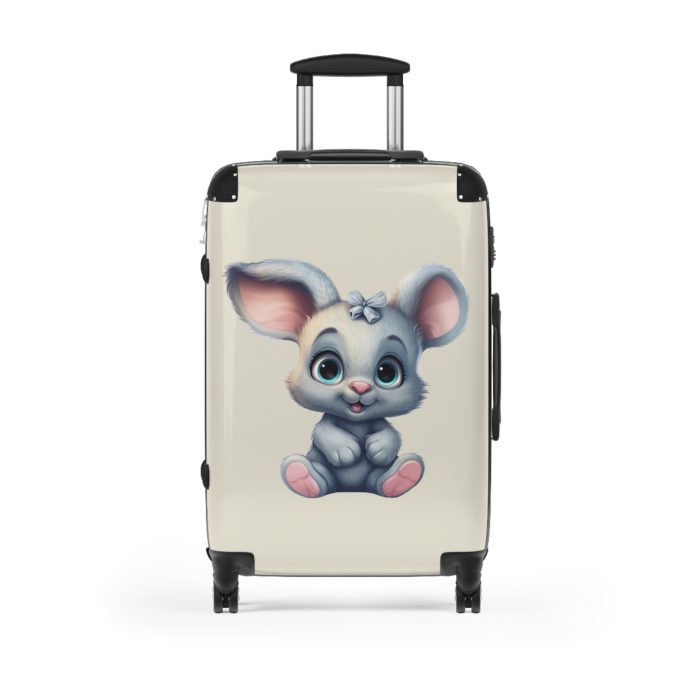 Rabbit Suitcase - An adorable travel gear featuring a bunny-inspired design, perfect for those who appreciate charming and cute styles on their journeys.