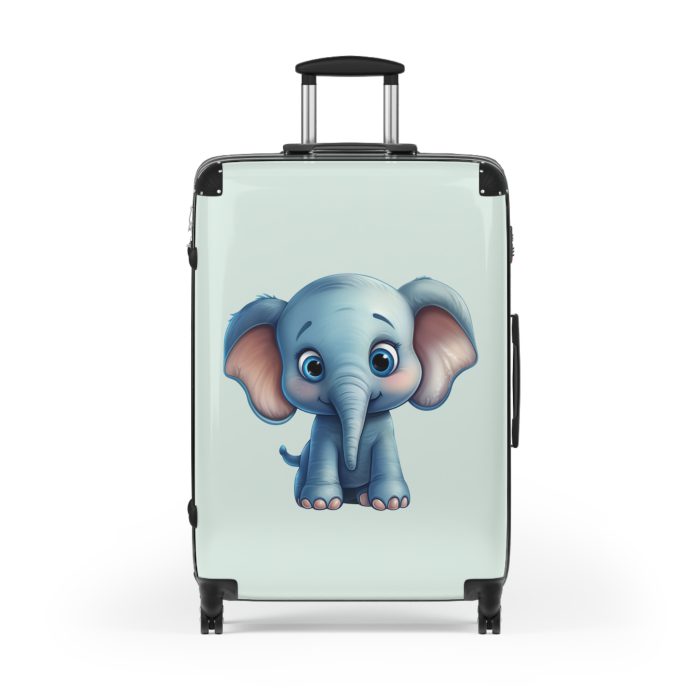 Elephant Suitcase - A majestic travel gear featuring an elephant-inspired design, perfect for those who appreciate exotic and unique styles on their journeys.