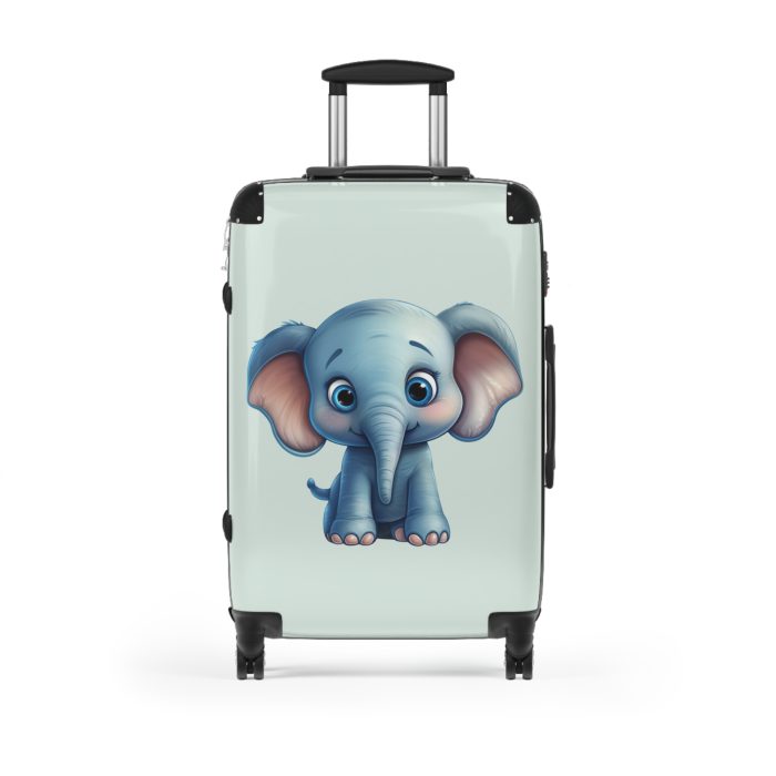 Elephant Suitcase - A majestic travel gear featuring an elephant-inspired design, perfect for those who appreciate exotic and unique styles on their journeys.