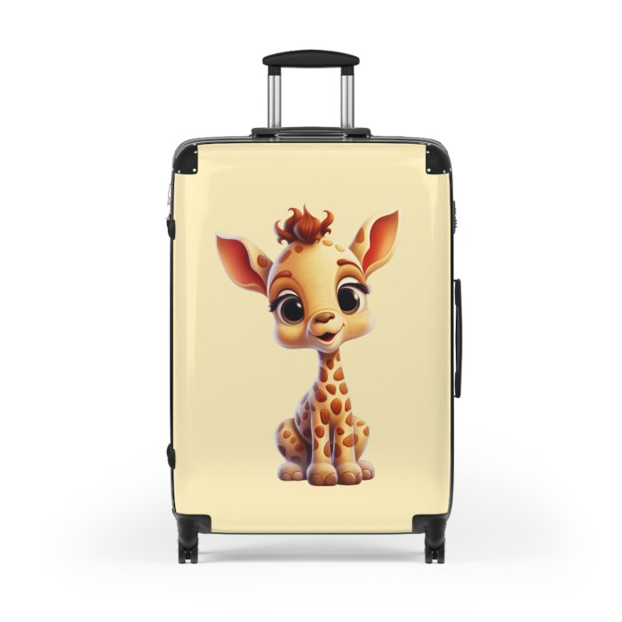 Giraffe Suitcase - An adventurous travel gear featuring a majestic giraffe-inspired design, perfect for those who appreciate unique and wild styles on their journeys.