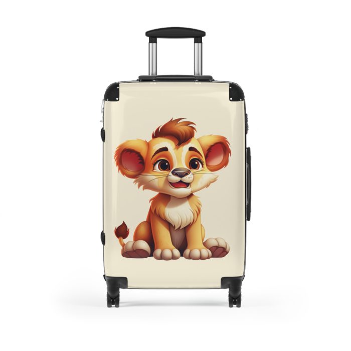 Little Lion Suitcase - A vibrant and durable luggage featuring a cute lion design, ideal for young explorers.