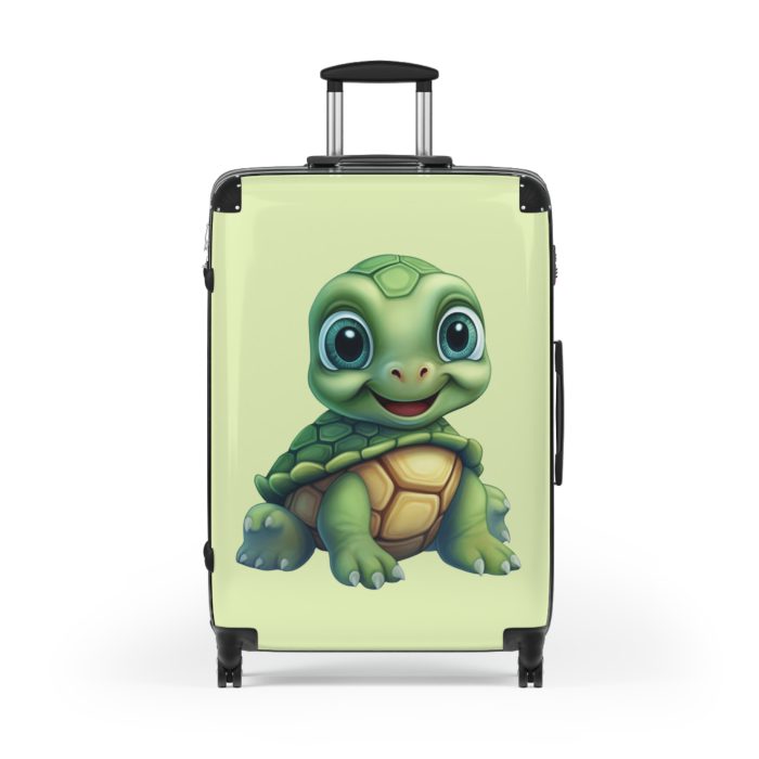 Turtle Suitcase - A playful and durable kids' luggage featuring an adorable turtle design, perfect for young travelers.