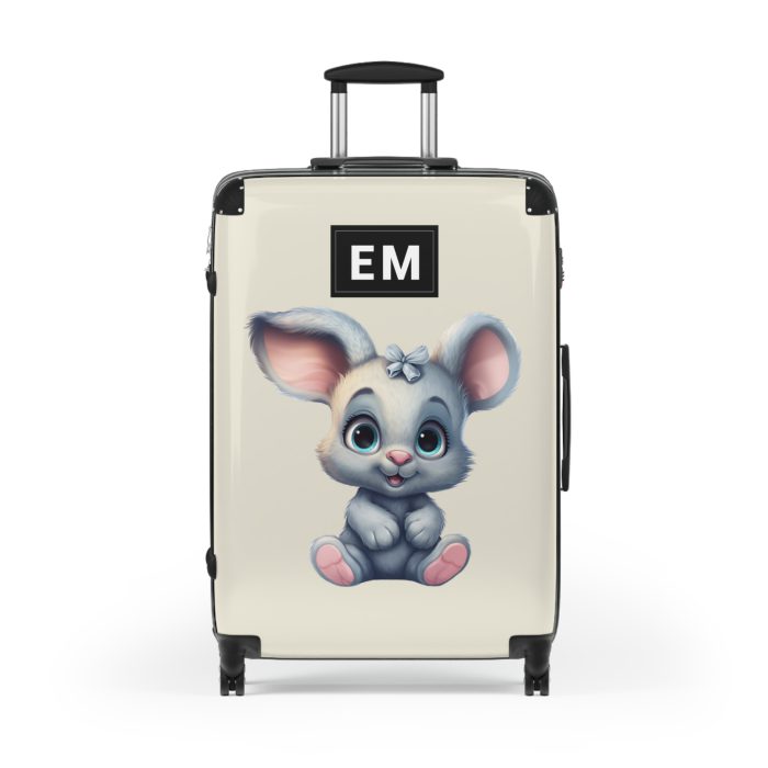 Custom Rabbit Suitcase - A personalized bunny-themed suitcase that you can design to make it uniquely yours.