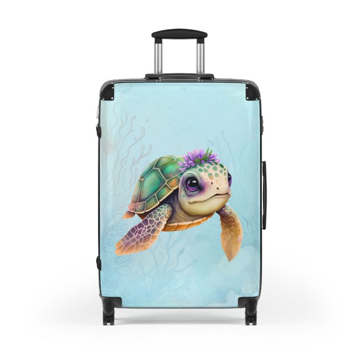 Cute Turtle Suitcase - Your tiny travel companion, adding charm to every journey. Adorable design for travel enthusiasts seeking both style and function.