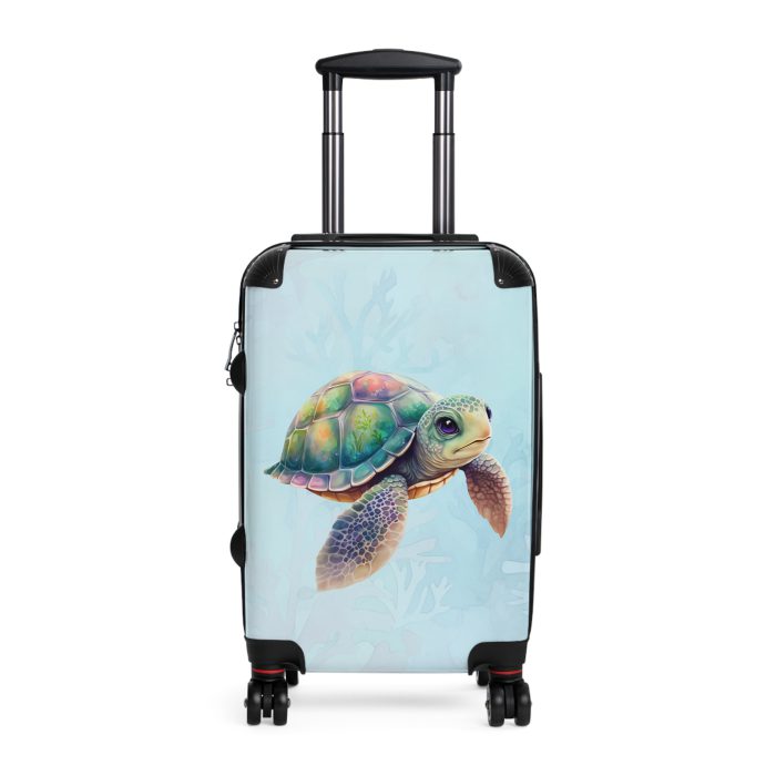 Cute Turtle Suitcase - Your tiny travel companion, adding charm to every journey. Adorable design for travel enthusiasts seeking both style and function.