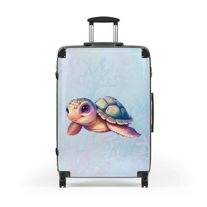 Cute Turtle Suitcase - Your tiny travel companion, adding charm to every journey. Adorable design for travel enthusiasts seeking both style and function.