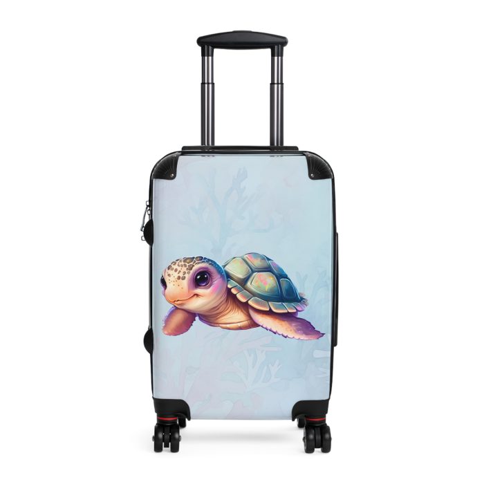 Cute Turtle Suitcase - Your tiny travel companion, adding charm to every journey. Adorable design for travel enthusiasts seeking both style and function.