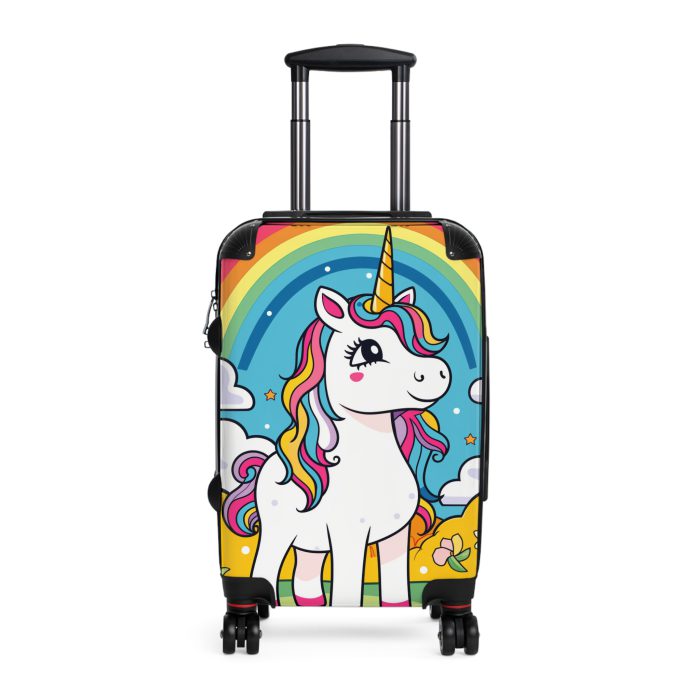 Cute Unicorn Suitcase - A magical and functional travel companion for whimsical adventures.